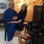 Ragini Dwivedi Instagram - HAPPY FATHERS BIRTHDAY DADAA 🥰 From when we were little to now ... u have been the guiding force and light in happiness and sadness in highs and lows stood by us like a rock and taught us how become one too .... love u my best friend partner in crime fella cutie putta 🐒🥳❤️ #happybirthday #fathersday #pride #love #fatherdaughterlove #familyiseverything