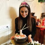 Ragini Dwivedi Instagram - ITS A CAKE 🧁 Thankyou @rudraksh_dwivedi for taking so much time and putting so much love and effort in this amazing cake can’t get over it and didn’t even wanna cut it ❤️🙇🏼‍♀️ #birthdaygirl #raginidwivedi #lovenlight #homemade #cakesofinstagram #fondantcake #celebration #familyfirst #smile #happiness Bangalore, India