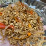 Ragini Dwivedi Instagram – So we take the left overs of the day and put it all together to make something yummy and healthy :) Reusing and recycling food is also important in this time of quarantine…. so do the needful and surprise ur family with something simple yet yummy 😋 
#RDKITCHEN #homecooking #love #simplerecipes #quarantinelife #trysomethingnew #stayathome #positivevibes #sundayvibes #eggfriedrice