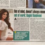 Ragini Nandwani Instagram - Bombay Times today's edition. @neha_maheshwri3 @rupesh.sonar @teamgolecha @bombaytimes #ragininandwani #bombaytimes #article #bollywood #tv #pr #news #mumbai #pretty #beautiful #smile #happy #actor #showbiz #viral #viralbhayani #media #indiangirls #selfie #instalove #likeforlikes #hollywoodstudios