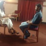 Ragini Nandwani Instagram - During interview Cochin