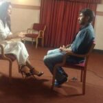 Ragini Nandwani Instagram – During interview Cochin