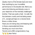 Rahul Bose Instagram - On the one year anniversary week of the pandemic, something to lift the spirits. Deepa Mehta expertly directed me in ‘Midnight’s Children’ and became a dear friend. But she never minces words when it comes to appraising a performance. Relieved that #Indranil and #Mahendra have passed her test. Thank you @deepamehtaofficial As always, lots of love. #Bulbul @anvita_dee @kans26 @anushkasharma @an5hai @tripti_dimri