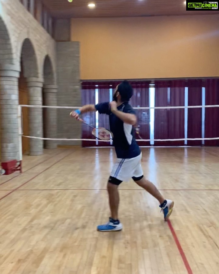 Rahul Bose Instagram - The weather was fantastic, and...the #rackettriathlon comes to an end with yours truly winning 2-1! Disappointingly, lost at my best racket game - squash. Recovered in badminton and tennis. Lesson? It ain’t over till it’s over. Quick note : I was giving 24 years to my competitor 🙄#kingofthemountains !! See you in 60 days, @himmat90 !! Lovely day.