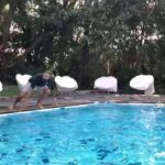 Rahul Bose Instagram - This what happens when I reach out for fame, fortune and everlasting youth. Ball thrower : @anubose189 Videography : @vandykasby #drowninginmysorrows #theforecastiswet