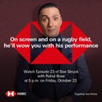 Rahul Bose Instagram - Just like a good film, a good conversation can take you places. I’m glad to be the guest on the latest webisode of HSBC India’s Star Struck. See you all this Friday (October 23) at 5pm!