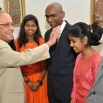 Rahul Bose Instagram – Fondly remember the screening of @poornathefilm at #RashtrapatiBhavan for the then Honourable President of India Shri #PranabMukherjee . I sat next to him as he watched the film with rapt attention. Afterwards he said to me in Bengali : Khub bhalo chhobi baniyecho (You have made a very good film). Some images from that unforgettable evening, variously, with #PoornaMalavath , the lead actress #AditiInamdar , #DrRSPraveenKumar and #AmitPatni the co-producer of the film. Thank you for your warmth and grace and may you rest in peace, Sir.