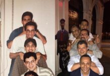 Rahul Bose Instagram - Five of us. 40 years. A school friendship. An instant, electric friendship full of food, sport, movies, summer holidays, heated argument and laughter. Everything taken for granted, nothing left unshared. It’s still the same. Except now there are four. No one prepared us for loss. Now we know. So here’s to the fifth who is even more fiercely in our hearts than when he was when he was in our midst. #HappyFriendshipDay May you be as blessed as I have been.