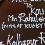 Rahul Bose Instagram - Met with the players, some of their parents and officials of the Kolhapur District Rugby Association and was surprised with a cake made by the sister of one of the players. Thank you #ShakhambariPatil for the cake and thank you to all the organisers of this wonderful interaction. Nothing gives us @rugbyindia more pleasure than meeting players and their families in different parts of this massive country. Because for us, it’s always #playersattheheart of Indian Rugby. 💪🏾🙏🏾 (Note the pheta please. Pretty chuffed about it.)
