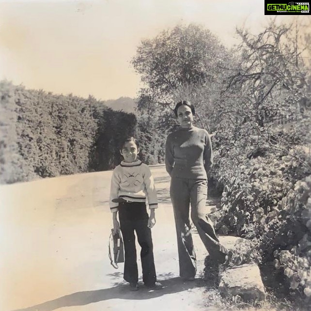 Rahul Bose Instagram - She pushed me to box for school, play rugby for the Bombay Gym. She opened the entire library of books at home for me when I turned 10. She taught me how to pick wild flowers for the house. And she never entered the kitchen. Gender equality? We breathed it. My friends thought she was way cooler than I was - they came over more to hang with her than with me. (Though, which mother makes her son wear a knit pullover with a bumblebee on it?) She died when I was 20. Never saw me act professionally - either on the Bombay stage or in cinema. Ah, well. You can’t have it all. #KumudThoratBose #MothersDay