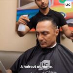 Rahul Bose Instagram - Now there's a smarter way to get a haircut. And that too for free! UrbanClap's Salon Spree is on, so hurry up and book yourself a Men's Salon at Home service. Sit back, relax and enjoy your #Spreebie. @urbanclap @urbanclap_man