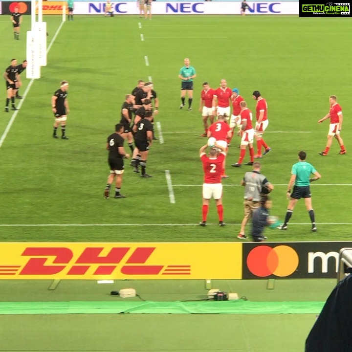 Rahul Bose Instagram - The @rugbyworldcup play off for the 3rd and 4th place is always a bit of an anti climax. Not this one. It was one of the most attractive games of rugby this year. Hard, clean, open, skilful and played in the best spirit. Bad luck, @welshrugbyunion Congratulations @allblacks for the #BronzeMedal Note : if you ever have the chance to watch sport at the #tokyoajinomotostadium don’t miss it. Great experience.