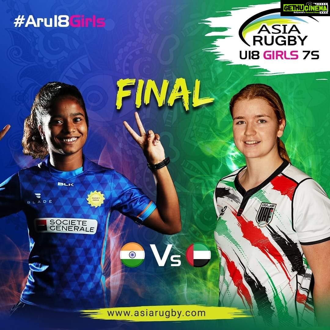 Rahul Bose Instagram - Great day for Indian Rugby! Our U18 Girls have made the finals of the Regional Asian 7s Championships in Tashkent! They played with grit, skill and fire to make their country proud. The finals are at 4.05pm live feed on the @rugbyindia Facebook page. Come on, #TeamIndia ! πͺπΎππΎ
