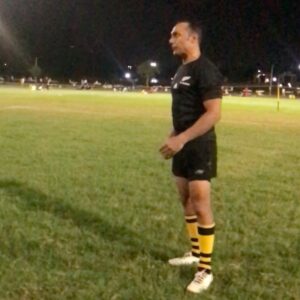 Rahul Bose Instagram - One of the first things you learn while playing rugby : no talk, only tackle. Thank you @_adidas_india for the @rugbyworldcup jersey. Wore it tonight for the game. @allblacks #CreatorsUnite #adidasRugby #Rugby #AllBlacks #BackBlack it!