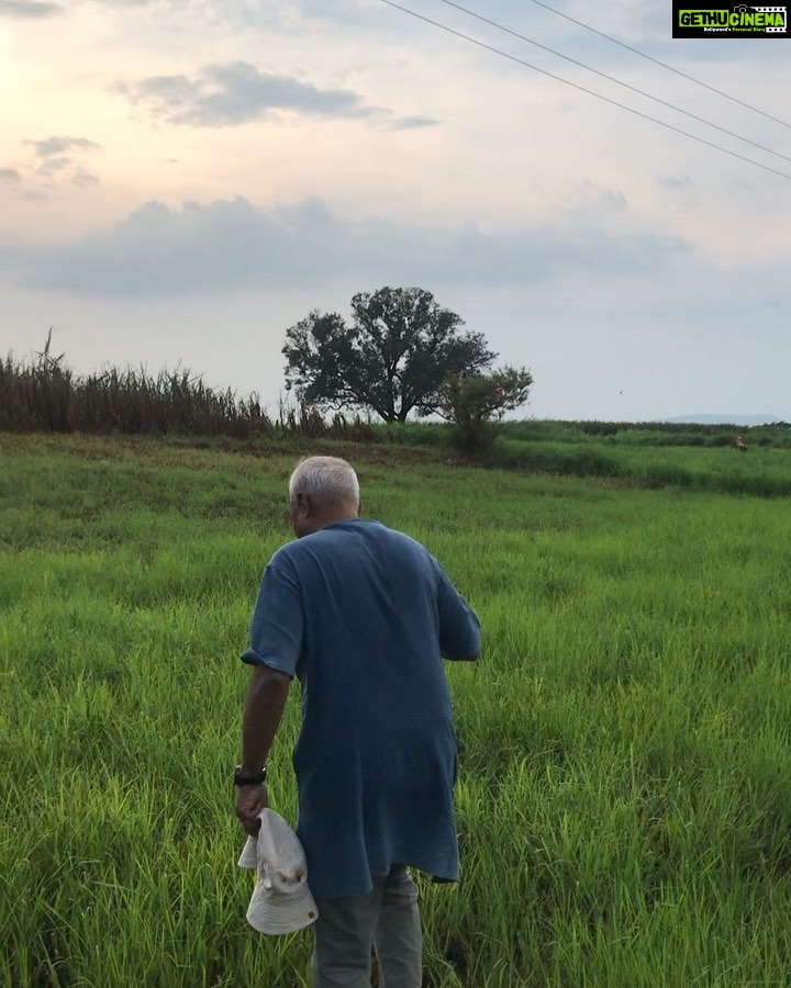 Rahul Bose Instagram - Normally this (my top three favourite walks in the world) is a massively pleasurable moment of my life - walking with my uncle, Dr Thorat, one of the most knowledgeable people I know on agriculture and rural development, through the sugarcane fields in #Kolhapur . But this time it’s laced with sadness. He spoke to me about the devastation wreaked by the #KolhapurFloods this year. We live in ecologically fragile times the responsibility for which rests almost entirely with us humans.