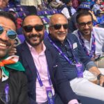 Rahul Bose Instagram – At @CWC19OVAL . You have to be here to feel it. With my steadfast cricket watching fellow tragic @atulkasbekar , @nikhilarora.official  and Conde Nast honcho  @alexkuruvilla Thank you Nikhil and #godaddyindia for inviting me. #IndVAus