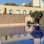 Rahul Bose Instagram - When the pool at the beautiful @trident_gurgaon is out of bounds due to covid protocol, what do you do? Sprint around it like a madman 🙄 Saving grace : the weather. Spectacular. Clear skies. Crisp.