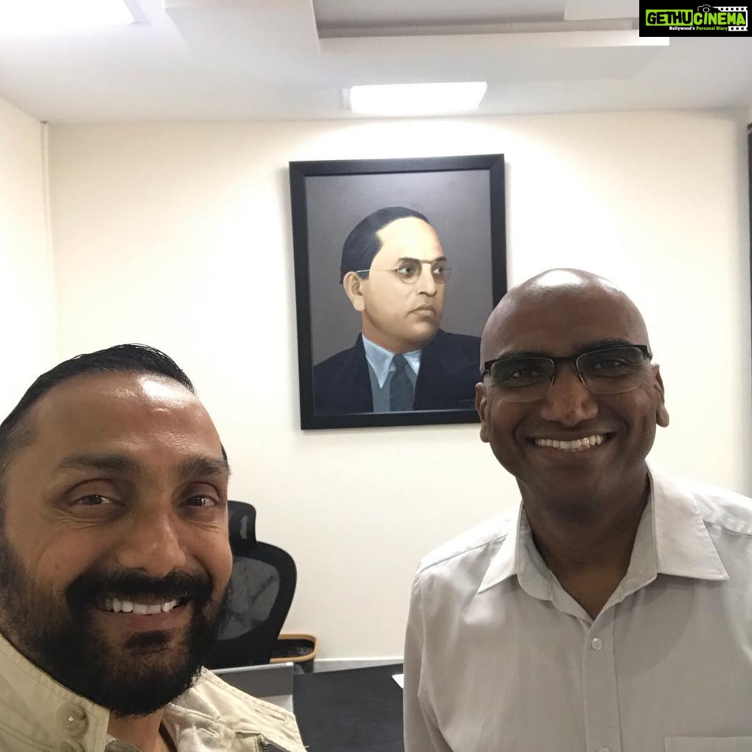 Rahul Bose Instagram - Always a pleasure and an inspiration to meet #DrRSPraveenKumar the Secretary, Social and Tribal Welfare Residential Schools, #Telangana It was a privilege playing him in @poornathefilm Presented some exciting ideas for sport in the state. As usual he was precise, considerate and constructive. Thank you, Sir.