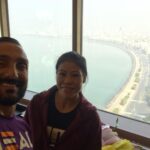 Rahul Bose Instagram - A slow revelation. My favourite city on my favourite day with one of my favourite people. #worldchampionhumanbeing @mcmary.kom @tatamummarathon