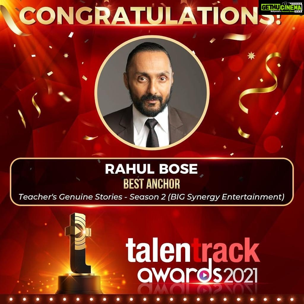 Rahul Bose Instagram - So this happened today. It has always been fun meeting poets, musicians, dancers, open mic practitioners, street artists, etc. But chatting with them and getting to know their stories has been a deeper pleasure. As always, for me the award is in recognition of the passion and hard work of the team. ๐๐พ @mytalenttrack @relianceentertainment @beamsuntory @publicisgroupe @namitishere @sayantaniraybardhan @clapcurators.com @Sidmo1 See you next season!