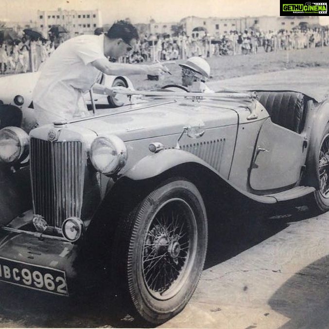 Rahul Bose Instagram - Yup, this was Bose Sr. Race car driver, gourmet chef and general fashion forward dude. If he’d been around @gqindia would never have put me on any of their lists. He was also, to my sister and me, kind, gentle, warm, tactile, funny, loving. And he made lunch for our lunch boxes everyday. May all the world’s yet to be born children have a father like him. #HappyFathersDay