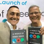 Rahul Bose Instagram – Yet another wonderful conversation with the gentle, erudite, passionate #NobelPeacePrize awardee, @Yunus_Centre in Bhubaneshwar. Thank you #KISS and @DrAchyutSamanta for organising the conversation and book launch of Prof Yunus’ #TheThreeZeroes