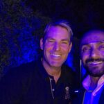 Rahul Bose Instagram – In Jaipur last night with one of the greatest, most gifted sportspersons on the planet. A privilege to listen to him about the art of cricket. @shanewarne23 Good luck to the @rajasthanroyals in their campaign. (No filter on the image. It’s the RR lighting!)
