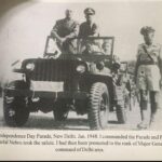 Rahul Bose Instagram - On this day I thought I’d post this fantastic piece of history. The first Independence Day Parade, 1948, led by my grandfather, Lt Gen SPP Thorat with Pandit Nehru. My grandfather was then Major General. #anothertimesamespace #springofhope #anationisborn