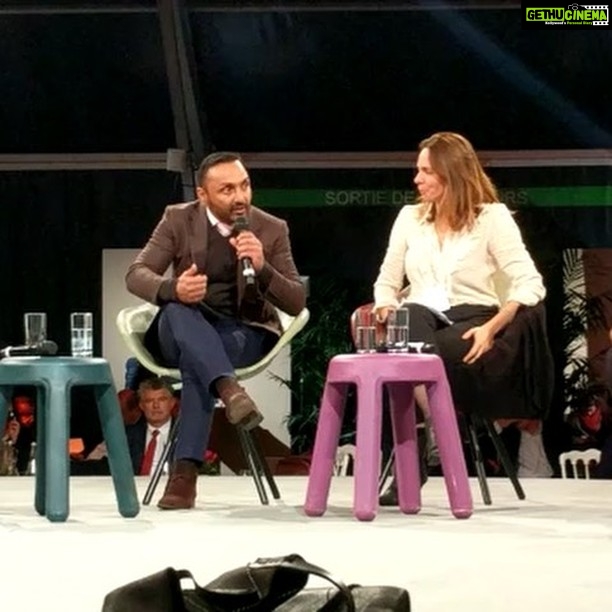 Rahul Bose Instagram - Speaking at Prof Mohd Yunus’ #GlobalSocialBusinessSummit in Paris. Making the point that celebrities should never support causes because of their bank balance or brand equity. And that their actions should be committed, consistent and altruistic. Others I spoke with : Etienne Thobois, CEO, Paris (Olympics) 2024, Thomas Schalke, ex-Global Brand Director, Adidas. #GSBS2017