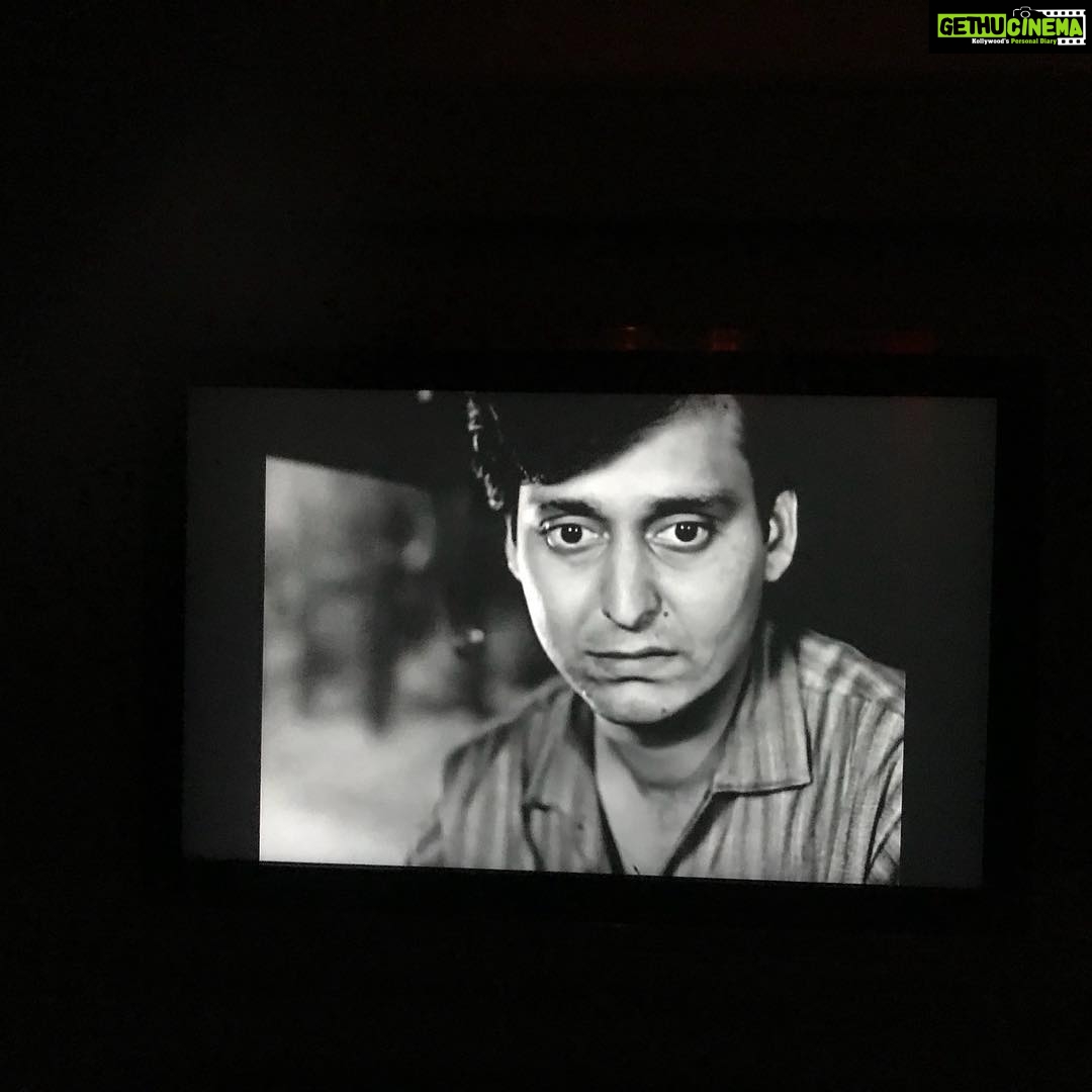 Rahul Bose Instagram - There’s a #SatyajitRay retrospective on the @jetairways in flight movies selection. Which made it a no contest. Watched a superb film I hadn’t seen before. What a filmmaker. #Kapurush #Ray #SoumitraChatterjee #MadhabiMukherjee #delicateyetunequivocal #theydontmakethemliketheyusedto
