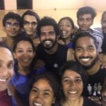 Rahul Bose Instagram - With the delightful basketball posse from the #SrishtiSchool in #Bangalore after the game. I think I might have brought a little rugby into the game yesterday. #argybargy #alittlebitofcontactdidnthurtanyone #basketrugbyanyone