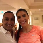 Rahul Bose Instagram - With the amazing @itsstephrice #olympian #gold #TCSWorld10K