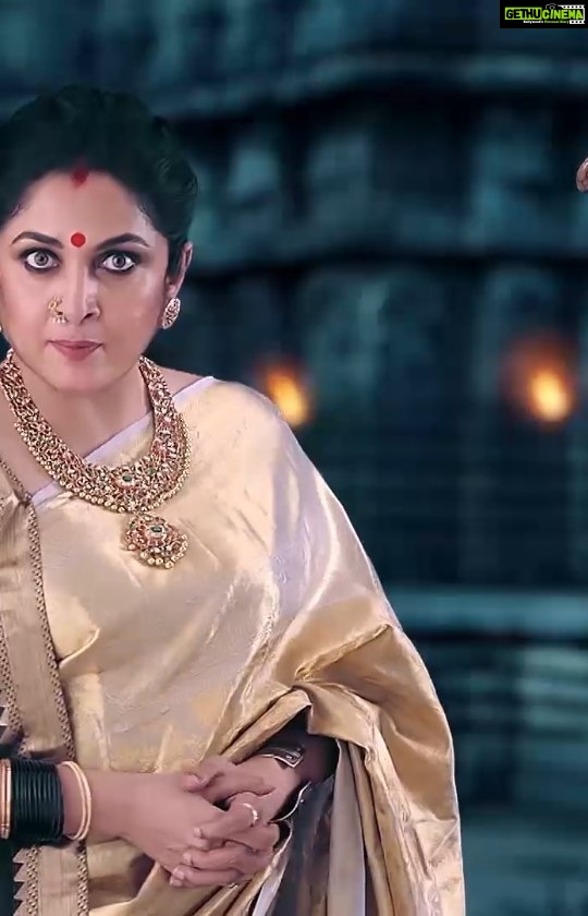 Ramya Krishnan Instagram - Enjoyed being a part of this upbeat #NagabhairaviTitleSong 🐍 Hope you guys like it as much I have 🙂 Sending good wishes to @zeetvtelugu & the entire team of #Nagabhairavi 🐍#RaaveBhairavi #ZeeTelugu