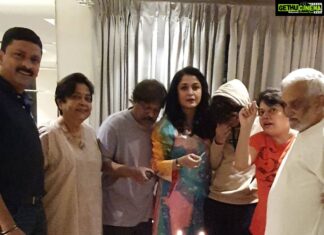 Ramya Krishnan Instagram - Fifty and fabulous n what better than a FAMJAM to bring it on!!!! #familylove #birthday #thankyougod #blessed