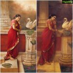 Ramya Krishnan Instagram – Recreating Ravi Varmas work for NAAM …feeling blessed thank you @suhasinihasan for this wonderful opportunity and @venketramg your the best…..glad to have been a part of this project…#ravivarmacalendarlaunch2020 thank you @amritha.ram