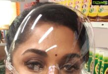 Ramya Krishnan Instagram - Shoot mode...pankaja kasturi.....breathe easyyyyyy #work #shootlife