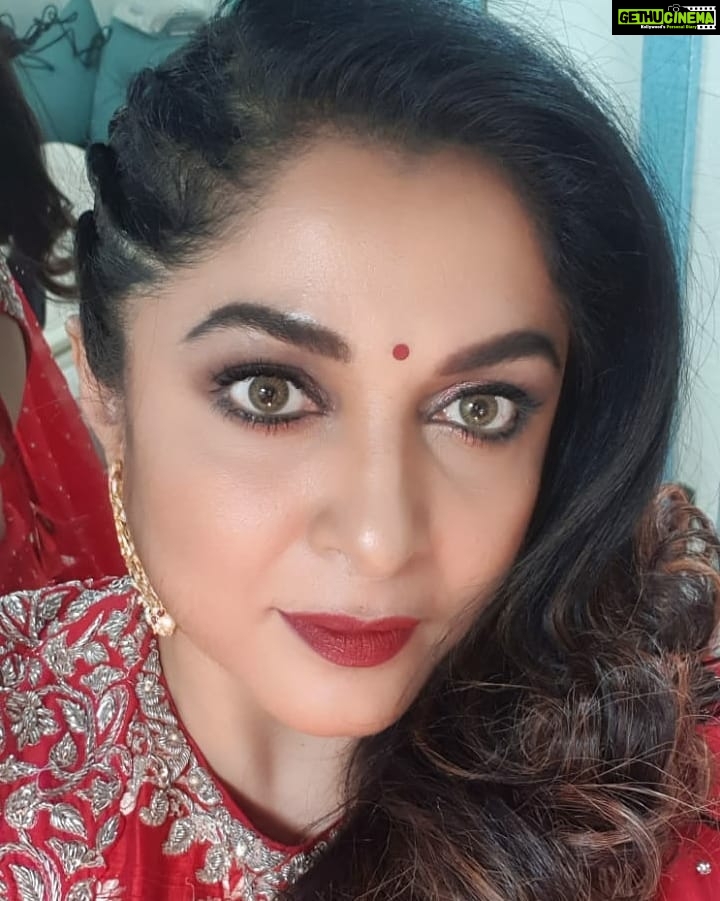 Ramya Krishnan - 72.7K Likes - Back to another fun-filled shoot for #BBJodigal #staysafeeveryone #wearamask #getvaccienated #happyweekendeveryone