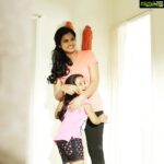 Ramya Pandian Instagram - #Aandhevadhai working still with baby Monica ❤️😍