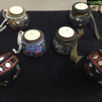 Ramya Pandian Instagram – Art from waste .. after eating tender coconut jelly used these pots and made vilakku for karthigai Dheepam..#happydheepam #artfromwaste #potpainting #potcraft😍😍💃🏻💃🏻