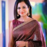 Ramya Pandian Instagram - Wearing Matka tissu sari from @dithi.studio for the grand launch of shopping mall at Nagapatnam Accessories @original_narayanapearls