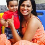 Ramya Pandian Instagram – A baby’s smile is a glimpse of heaven😍
Lovely evening spent with this bundle of joy Om❤😘

@adithi91 

Costume @ddcouture.in 

#ramyapandian