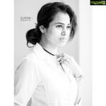 Ramya Pandian Instagram - "Thoughts are powerful" Photography @suren_studiomyth Styling @sundari_designer @label_ts_official #ramyapandian #photoshoot #blacknwhite