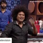 Ramya Pandian Instagram - #Repost @vijaytelevision • • • • • • #CookWithComali #VijayTV #VijayTelevision Costumes @cleo_clothings Accessories @original_narayanapearls