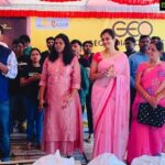 Ramya Pandian Instagram - Happy and satisfied to be a small part of pre diwali celebration with these little happy faces😊😊 great initiative by geo India foundation @priya_jemima 🙏🏻 Costumes : @mabia_mb Earrings : @original_narayanapearls
