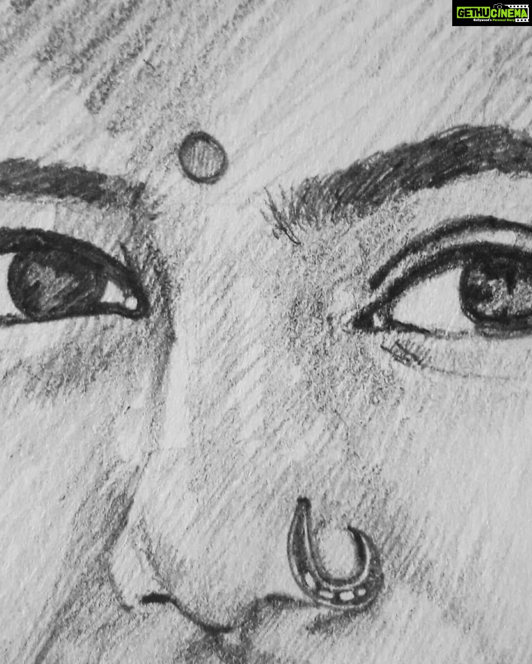 Ramya Pandian Instagram - Thanks for your time Thanks for your love ❤ 🙏🏻🙏🏻🙏🏻 Lovely art work 🙏🏻🤗❤