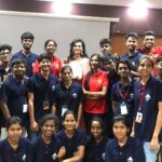Ramya Pandian Instagram – Such a happy and proud moment for me to go back to my very own college #annauniversity to my very own department #biomedical symposium #biospectra @bmea.ceg as a guest … thank you my dear juniors for inviting me and made me feel so special .. was so overwhelmed when my staffs remembered so much about me and I am still their chella student ❤️❤️ lucky to have such teachers in my life ❤️ Costumes : @labelswarupa 
MUA : @makeupbydeepu 
Hair dresser : @janani.venkat.a 
PC : @urban_freak007