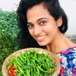 Ramya Pandian Instagram - Let’s grow our own veggies ☺️ Much happiness from terrace garden 🌶🌶🌶💚💚💚 #organic #terracegarden #growyourfood