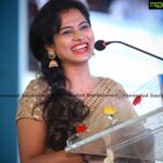 Ramya Pandian Instagram - Thanks for the love #annaiveilankannicollege ... happy to be a part of #astrol19... you girls made me feel so special ❤️❤️ love you Thanks for the custom made saree and blouse @sundari_designer Accessories : @original_narayanapearls #ramyapandian
