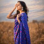 Rashmi Gautam Instagram – Saree from @anvitha_collections 
P.c @sandeepgudalaphotography 📸