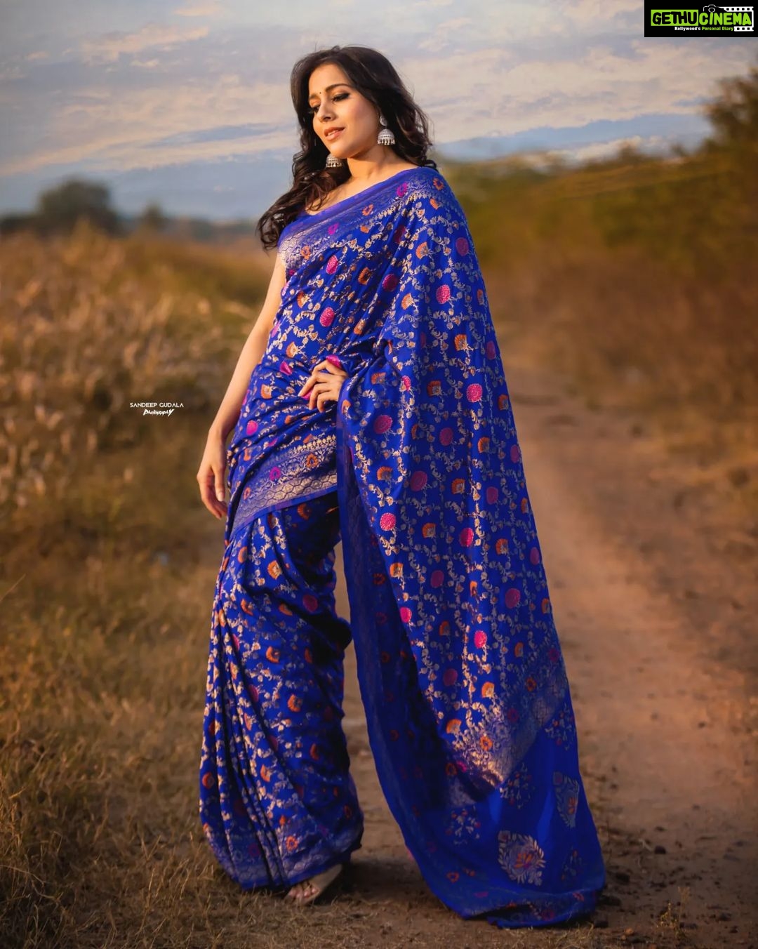 Rashmi Gautam Instagram - Saree from @anvitha_collections P.c @sandeepgudalaphotography 📸